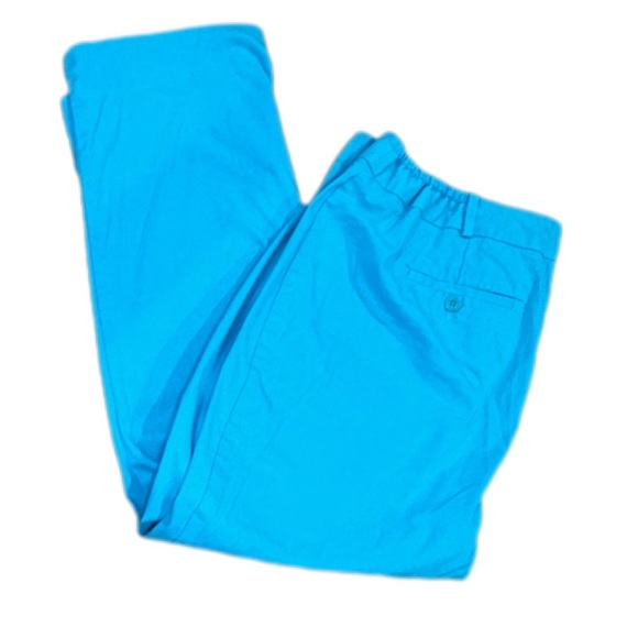 Talbots Women's Vivid Blue Chinos - Picture 2 of 4